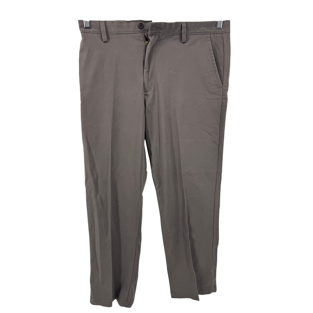 Dockers Easy Khaki Pants 34x30 Classic Fit Mens Gray Stretch Performance